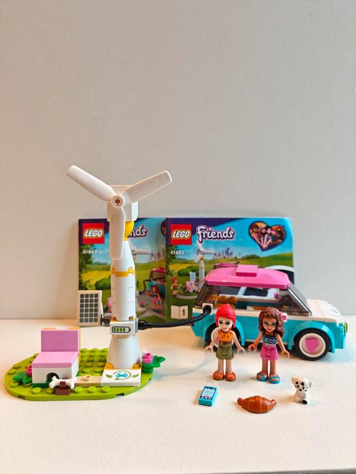 LEGO Friends Olivia’s Elektrische Auto 41443, Kinderen en Baby's, Speelgoed | Duplo en Lego, Gebruikt, Ophalen of Verzenden