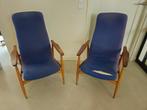 2 fauteuils van Louis van Teeffelen, Huis en Inrichting, Ophalen, Gebruikt, Minder dan 75 cm, Scandinavisch