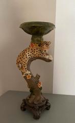 Panter kandelaar - kandelaar - panter - eyecatcher - kitch, Huis en Inrichting, Woonaccessoires | Kandelaars en Kaarsen, Ophalen