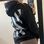 Hoodie zwart heren met verf strepen, Kleding | Heren, Truien en Vesten, Maat 52/54 (L), Zwart, Ophalen of Verzenden, Zo goed als nieuw