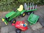 Traptractor john deere en aanhangers, Ophalen, Zo goed als nieuw, Trapvoertuig