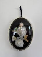 Vintage bollijst met rozen, Ophalen of Verzenden, Gebruikt