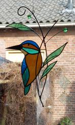 IJSVOGEL Tiffany Glas in lood Raamhanger NIEUW handgemaakt, Ophalen of Verzenden