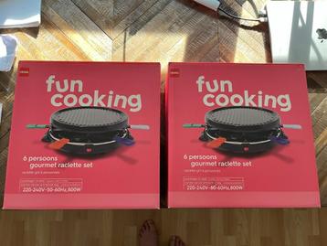 2 Z.G.A.N. 6 persoons gourmet raclette set beschikbaar voor biedingen