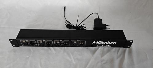 Rack mountable fantoomvoeding voor 3 microfoons, Muziek en Instrumenten, Microfoons, Gebruikt, Overige typen, Ophalen of Verzenden