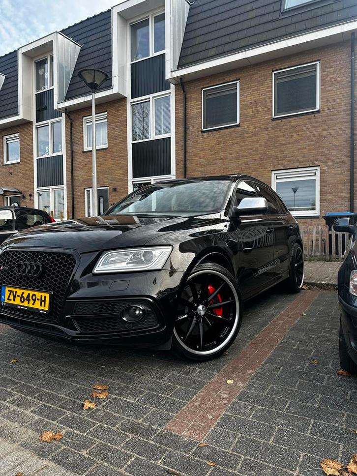 Audi SQ5 3.0 TDI Quattro Tiptronic 2013 Zwart, Auto's, Audi, Particulier, SQ5, 4x4, Achteruitrijcamera, Android Auto, Apple Carplay