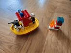 Duplo brandweerboot 10591, Ophalen, Zo goed als nieuw, Complete set, Duplo