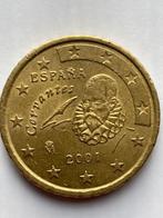 Spanje  Euro munten 1 van 50 cent van 2001., Ophalen of Verzenden, Spanje, 50 cent, Losse munt
