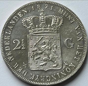 Mooie rijksdaalder 1871 beschikbaar voor biedingen