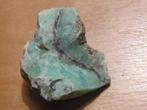 min. 7x ruwe edelsteen CHRYSOPRAAS (2), Verzamelen, Mineralen en Fossielen, Verzenden, Mineraal