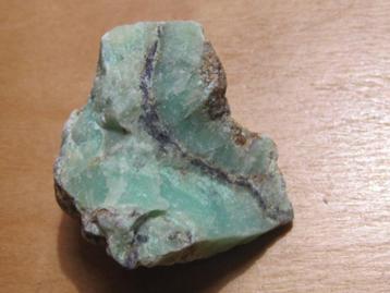 min. 7x ruwe edelsteen CHRYSOPRAAS (2) beschikbaar voor biedingen