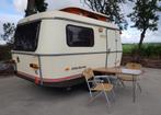 Eriba touring uit 1988. Retro. Vintage., Caravans en Kamperen, Standaardzit, Koelkast, Particulier, 500 - 750 kg