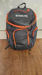 Basic-Fit Rugzak Grijs/Oranje, Sieraden, Tassen en Uiterlijk, Tassen | Rugtassen, Overige merken, 25 tot 40 cm, Nieuw, Ophalen of Verzenden