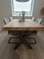 Eikenhouten Eettafel, Huis en Inrichting, Tafels | Eettafels, Ophalen, Gebruikt, Eikenhout, 50 tot 100 cm