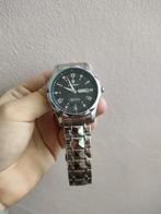 Horloge Zilver/zwart, Ophalen, Zo goed als nieuw, Zilver, Overige merken