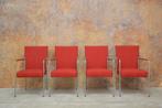 ZGANieuw! 4 rode stoffen Bert Plantagie Style design stoelen, Huis en Inrichting, Stoelen, Design, Bert plantagie, Ophalen of Verzenden