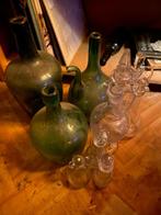 Antiek Glas karaf wijn olie azijn, Antiek en Kunst, Ophalen of Verzenden