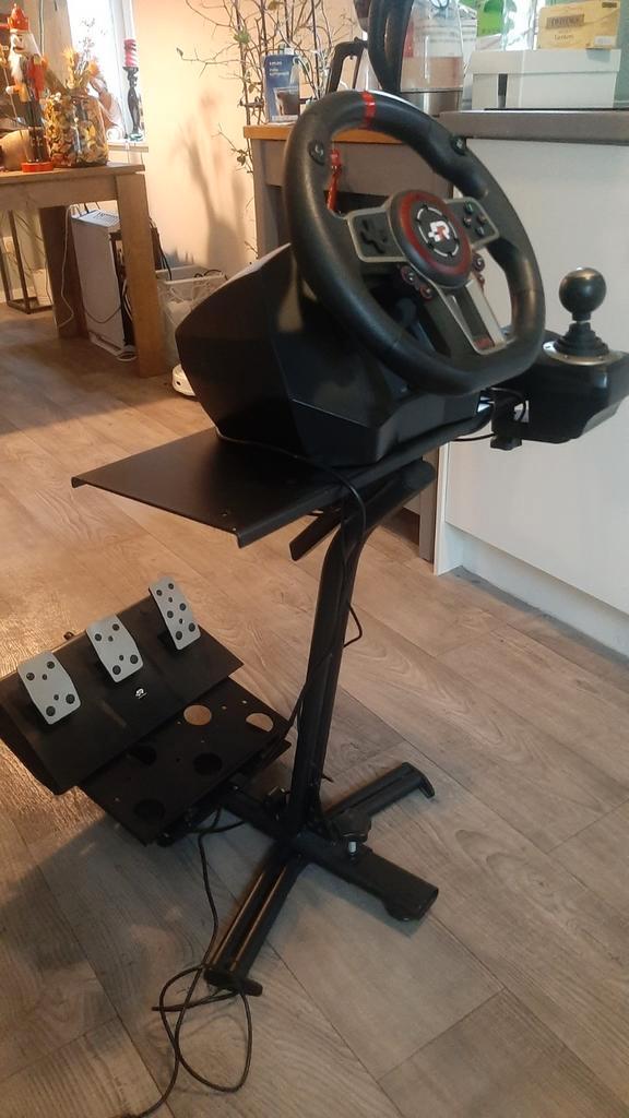 Racing Sim Standaard met Stuur, Pedalen & Pook, Spelcomputers en Games, Spelcomputers | Overige, Zo goed als nieuw, Ophalen