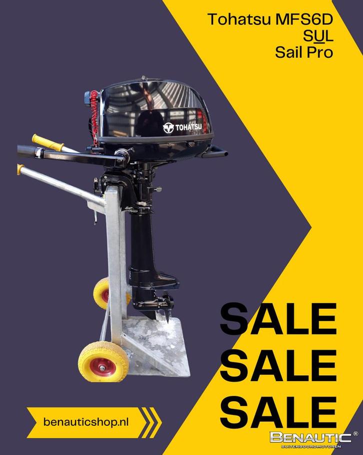 Direct leverbaar! Nieuwe Tohatsu MFS6D MFS6D SUL 6pk ULTRAla, Watersport en Boten, Buiten- en Binnenboordmotoren, Nieuw