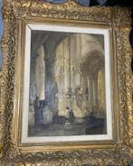 Oude Meester Schilderij Laurenskerk Rotterdam, Antiek en Kunst, Ophalen of Verzenden