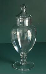Glazen vintage  apothekerspot snoeppot bonboniere, Ophalen of Verzenden