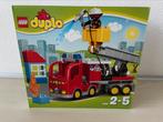 Lego Duplo Brandweertruck 10592, geopend in doos, Ophalen of Verzenden, Zo goed als nieuw, Complete set, Duplo