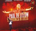 PAUL DE LEEUW 2 CD SYMPHONICA IN ROSSO + MARCO + EDSILIA, Cd's en Dvd's, Ophalen of Verzenden, Zo goed als nieuw, Levenslied of Smartlap