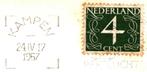 975478	Kampen	Bovenkerk	1957	Gelopen met postzegel, Verzamelen, Ansichtkaarten | Nederland, Gelopen, Ophalen of Verzenden, Overijssel