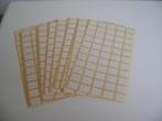 16 velletjes met prijs plakkertjes 55 per vel, Ophalen of Verzenden, Nieuw