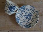 Servies, Engels blauw, Grindley BOUQUET, z.g.a.n., Antiek en Kunst, Ophalen of Verzenden