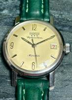 Pontiac Memodate Hydraulica met datum, Sieraden, Tassen en Uiterlijk, Horloges | Antiek, Ophalen of Verzenden, Staal, Polshorloge