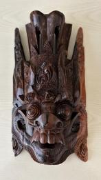 houten Balinees Barong masker voor aan de muur, Antiek en Kunst, Kunst | Beelden en Houtsnijwerken, Ophalen of Verzenden