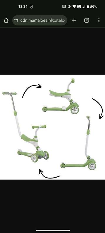 Byox 3-in-1 duwfiets, loopfiets en step  beschikbaar voor biedingen