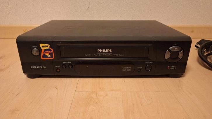 Philips VR510 Videorecorder + Kabels + 3 Afstandsbedieningen, Audio, Tv en Foto, Videospelers, Gebruikt, Ophalen of Verzenden