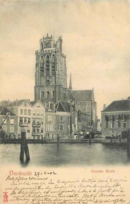 (301-226-025) Dordrecht Groote Kerk, Verzamelen, Ansichtkaarten | Nederland, Zuid-Holland, Verzenden