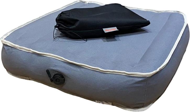 Pouffe Davron Grey enkel oppompbaar, Caravans en Kamperen, Kampeeraccessoires, Nieuw, Ophalen of Verzenden