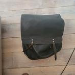 Vintage leren tas, Motoren, Ophalen of Verzenden, Gebruikt