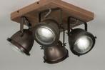 plafondlamp spots hout bed tafel keuken bank bedrijf lamp, Ophalen of Verzenden, Nieuw, Led