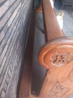 Prachtige audentieke houten kerkbank 323 cm lang, Antiek en Kunst, Antiek | Meubels | Stoelen en Banken, Ophalen