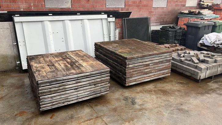 Steenschotten, Doe-het-zelf en Verbouw, Platen en Panelen, Gebruikt, Hout, 20 tot 50 mm, Ophalen