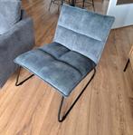 velvet fauteuil Goossens, Huis en Inrichting, Blauw, Ophalen of Verzenden, Zo goed als nieuw, Eén