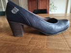 Donkerblauwe pumps maat 38, Ophalen of Verzenden, Zo goed als nieuw, Blauw