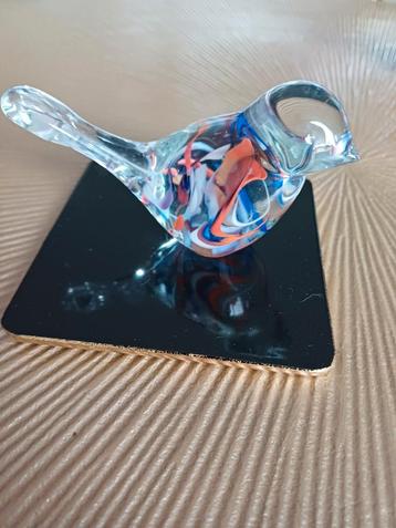 Morano Glas Vogeltje - Decoratief Object beschikbaar voor biedingen