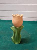 vaasje tulp bloem aardewerk, Huis en Inrichting, Woonaccessoires | Vazen, Ophalen of Verzenden, 'T Olde Gre-j, Info@toldegrej.nl