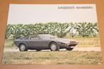 Zeldzame reclame-uitgave Maserati Khamsin - Circa 1975, Ophalen of Verzenden, Zo goed als nieuw, Overige merken