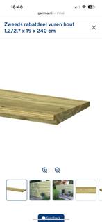 zweeds rabat houten planken geimpregneerd, Tuin en Terras, Palen, Balken en Planken, Ophalen, Zo goed als nieuw, 250 cm of meer