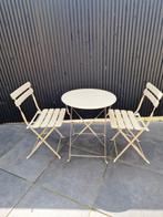 Bistroset - Tafel en 2 stoelen, Tuin en Terras, Tuinsets en Loungesets, Gebruikt, Tuinset, Eettafel, Ophalen