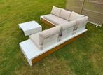 Nieuw loungeset loungebank tuinset IBIZA wit op=op, Ophalen of Verzenden, Nieuw