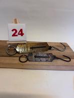 2 Zakweegschalen /Unster 19-25cm, Antiek en Kunst, Antiek | Gereedschap en Instrumenten, Ophalen of Verzenden