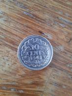 10 cent munt 1941, Postzegels en Munten, Munten | Nederland, Zilver, Ophalen of Verzenden, 10 cent, Koningin Wilhelmina